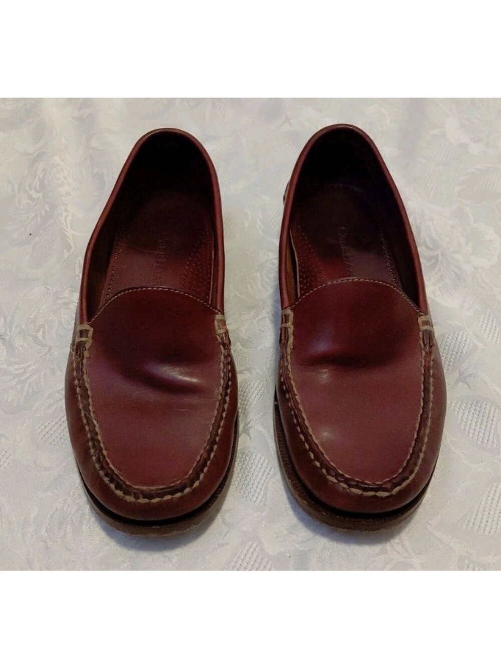 Cole Haan Mens Shoes 8 1/2 M Brown Slip On Loafer Style Foot Accessory Good
